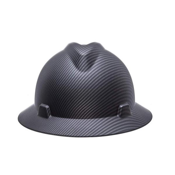T152 ANSI V Round Large Head Protection Safety Helmet 6 Points Webbing Suspension White