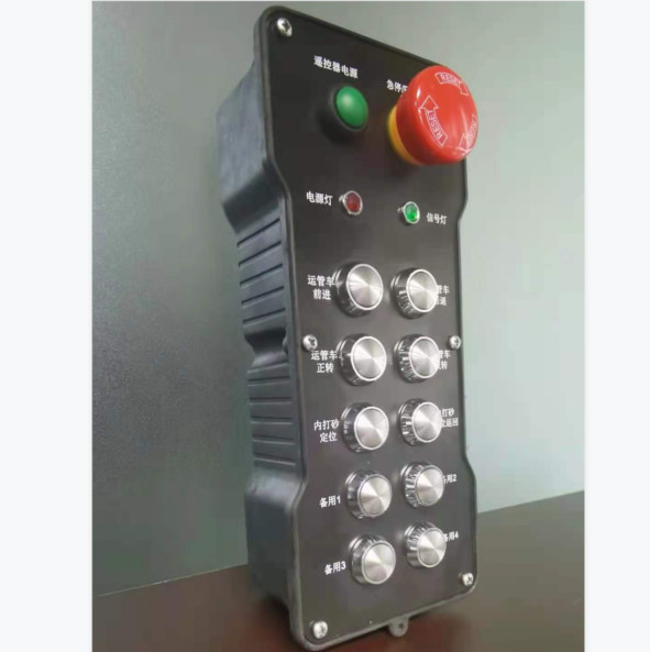 Overhead Crane Push Button Remote Control , CE 10 Channel Remote Control