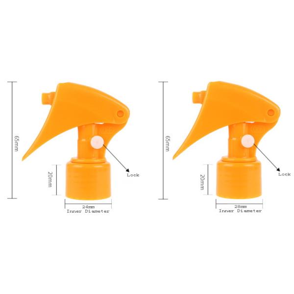 Multi Colors Detergent Plastic Trigger Sprayers Durable Injection Molding