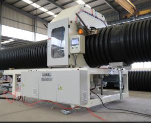 China PP PE Double Wall Corrugated Pipe Extrusion Line Sewage Pipe Production Line wholesale