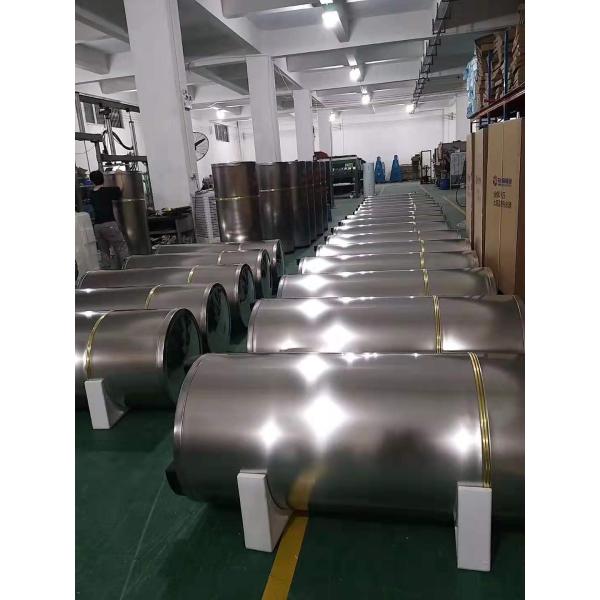 water tank with outer coil