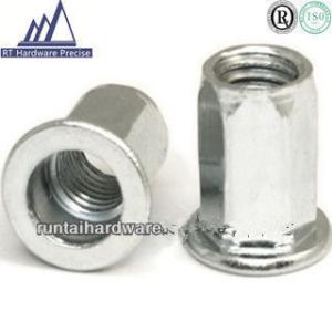 China Flat Head Tubular Rivet , Inside & Outside Hexagon Threaded Insert Nuts on sale