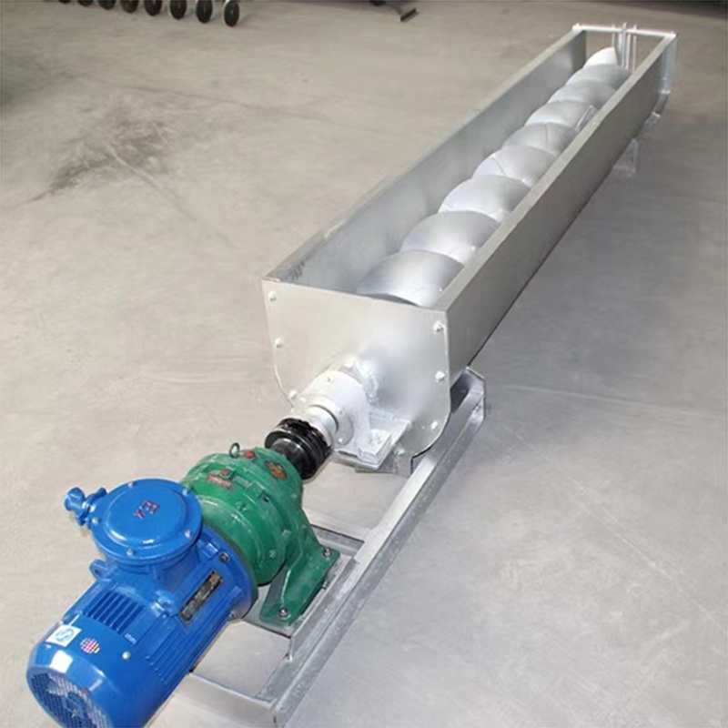 U Shape Tubular Screw Auger Conveyor