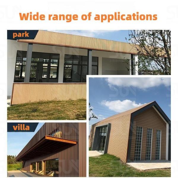 Damask Pattern Exterior PVC Outdoor Panels for Siding for Home/Mall etc Purpose