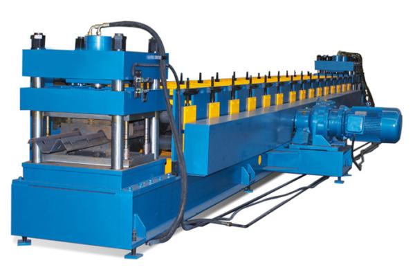 Quality Heavy Highway Guardrail Roll Forming Machine , Crash Barrier Highway Guardrail Roll Forming Machine for sale