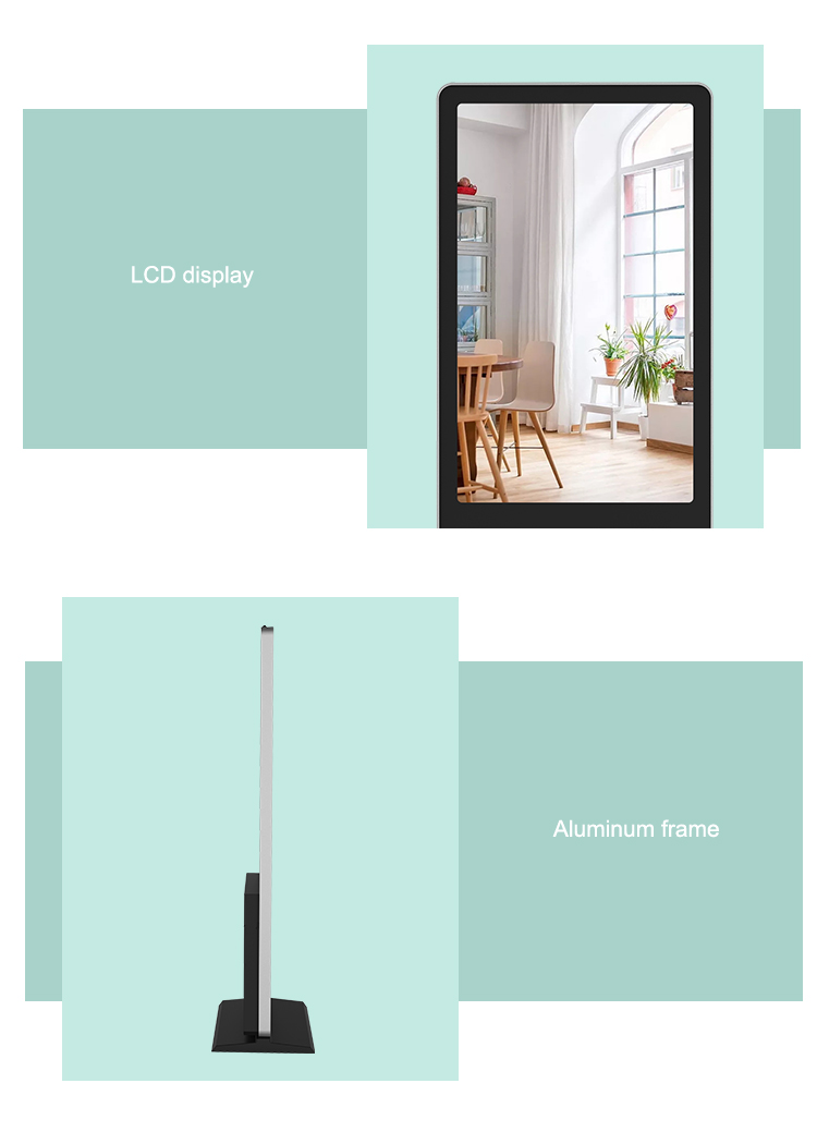 Homefish 2 in 1Floor Standing Digital Vertical LCD Media Player Advertising Monitor Aroma Commercial Hotel Lobby Scent Diffuser