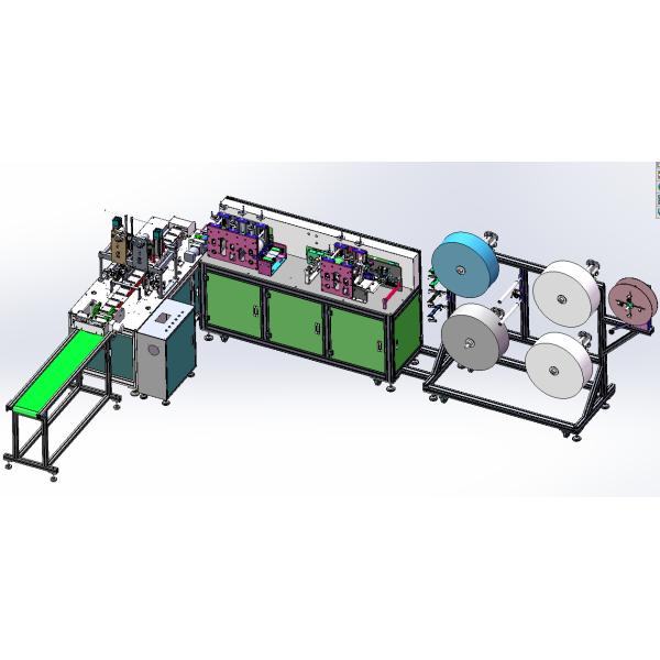 Medical 120 Pcs/Min Face Mask Manufacturing Machine