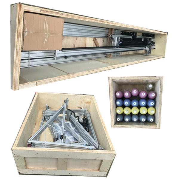 Limitless Large Format Mural Vertical Wall Printer Direct To Inkjet Spray With Battery