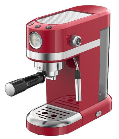 Quality ODM Red 1350W Digital Espresso Machine With Thermometer for sale