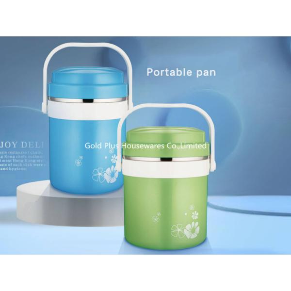 Convenient for students and workers lunch pot 1.9L big capacity popular stainless thermos food jar with handle lid