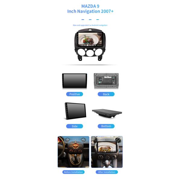 MAZDA 2007+ Car Android GPS Navigation 4 Core Android Auto Carplay