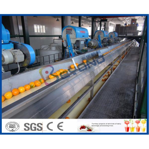 10TPH Automatic Orange Juice Extract Orange Processing Line For Juice Making Factory