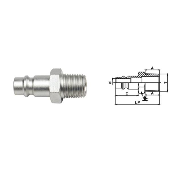 Multifunctional Female Quick Release Coupling Pneumatic LSQ-320 CEJN 320 Type