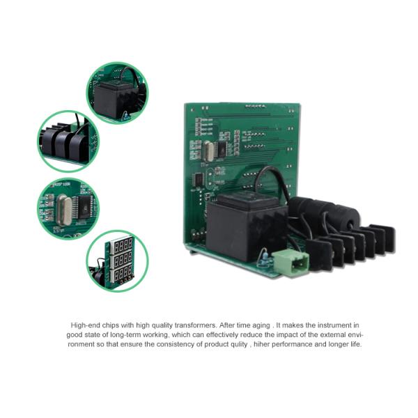 96*96 mm Three Phase LED Current Ampere Meter