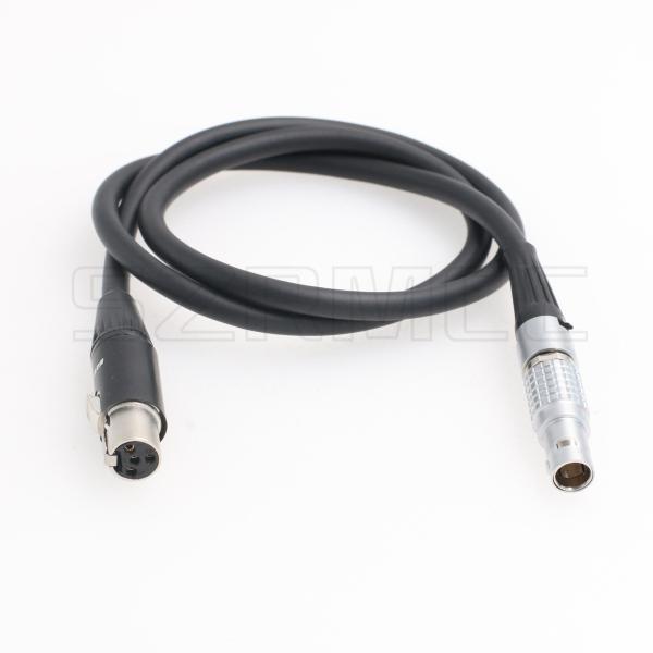 Quality 2 Pin to Mini XLR 4 Pin Camera Power Cable , ARRI Alexa Camera Power Cord 12V to TVLogic Monitor for sale