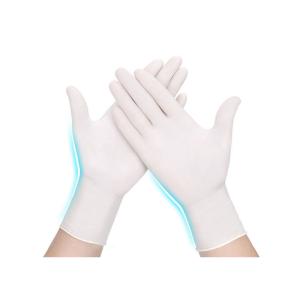 China Natural Rubber Latex Disposable Medical Gloves With Textured Surface wholesale