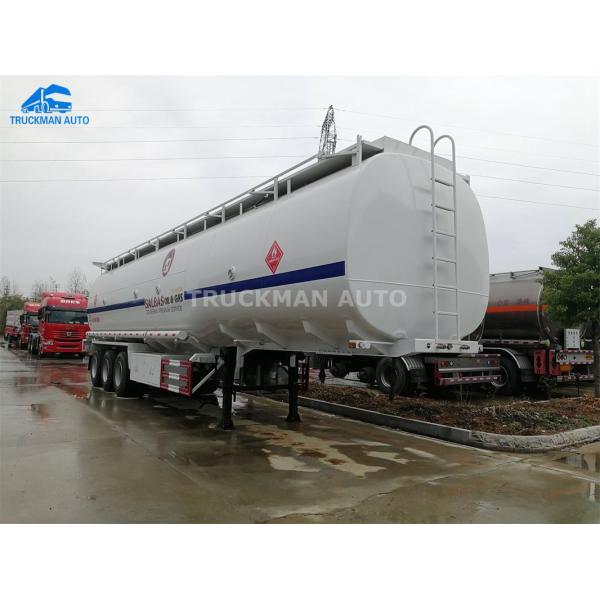 3 Axle 40000 Liter Fuel Tanker Trailer Carbon Steel