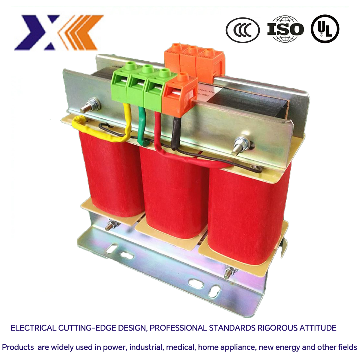 Lighting Control 40kva Three Phase 220v to 440v Step Up Transformer with Aluminum Wire