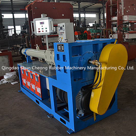 XJ-65 Cold Feed Rubber Extruder Machine with 65mm Screw Diameter and 50-80 KG/H Capacity for Auto Parts