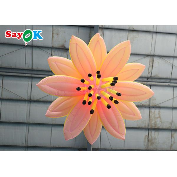 Customized Led Lighted Inflatable Flower Event Stage Party Decoration