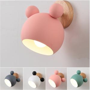China Modern Bedroom Stairs Led Light Mickey Mouse E27 Bulb Wall Lamp (WH-OR-13） wholesale