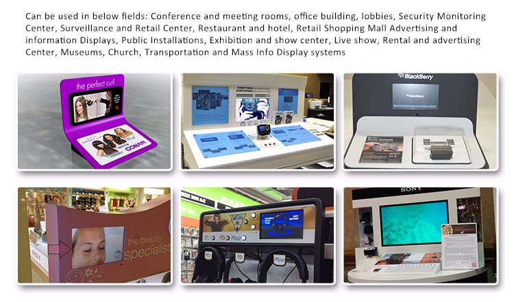 7 Inch Multi Language Open Frame LCD Screen For Advertisement Displaying
