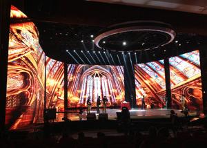 ODM P3 Curve Stage Background Led Display Big Screen 64x64 Dots