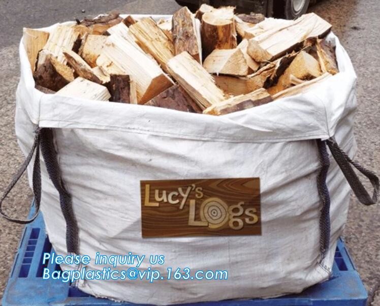 customizable PP u-panel baffle big bag /coated white woven PP jumbo bag/ventilated 4 panel baffle bag/all colors availab
