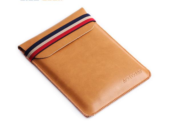 Quality Leather Bag , Laptop Notebook Sleeve Bag Computer Case For Macbook Air Pro for sale