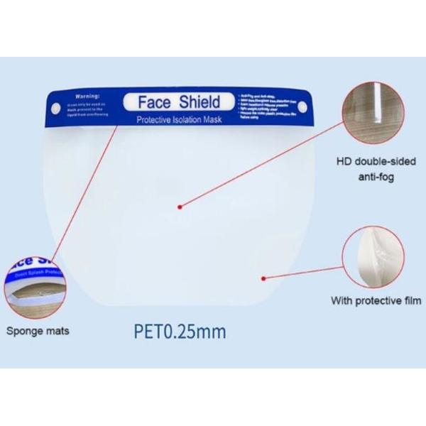 Fogging Resistant Protective Face Shield