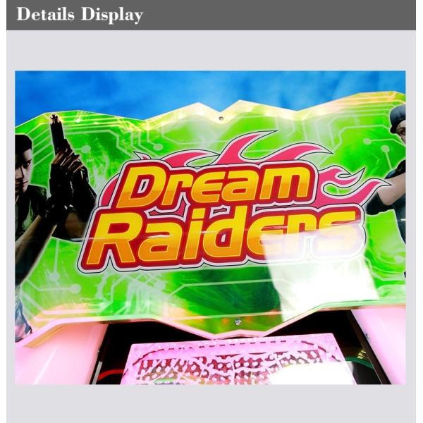 Arcade Dream Raiders Shooting Gun Game Machine Coin Operated Attractive