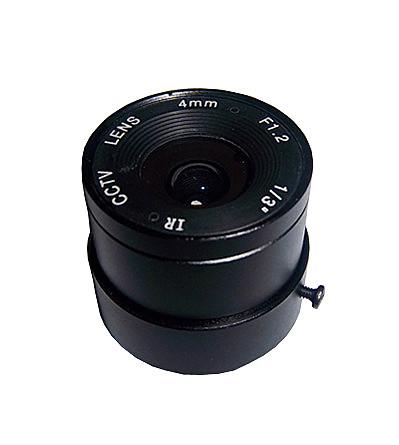 Quality 4mm CS mount 1/3" F1.2 aparture LENs for CCTV camera for CCD image sensor for sale