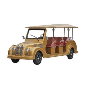 Electric Tourist Sightseeing Vintage Car With Metal Frame Structure