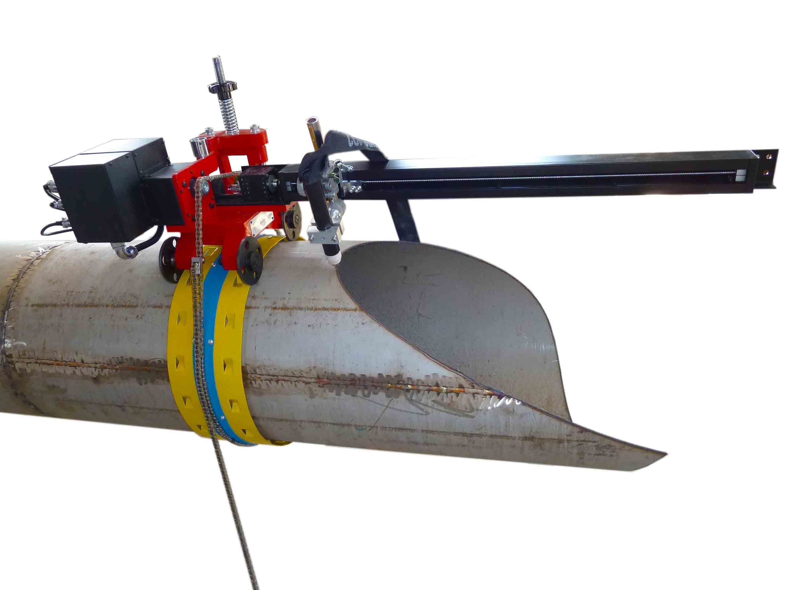 State-of-the-Art CNC Flame and Plasma Pipe Cutting Machine for Pipeline Construction