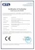 Shenzhen Ever Glory Photoelectric Co., Ltd. Certifications