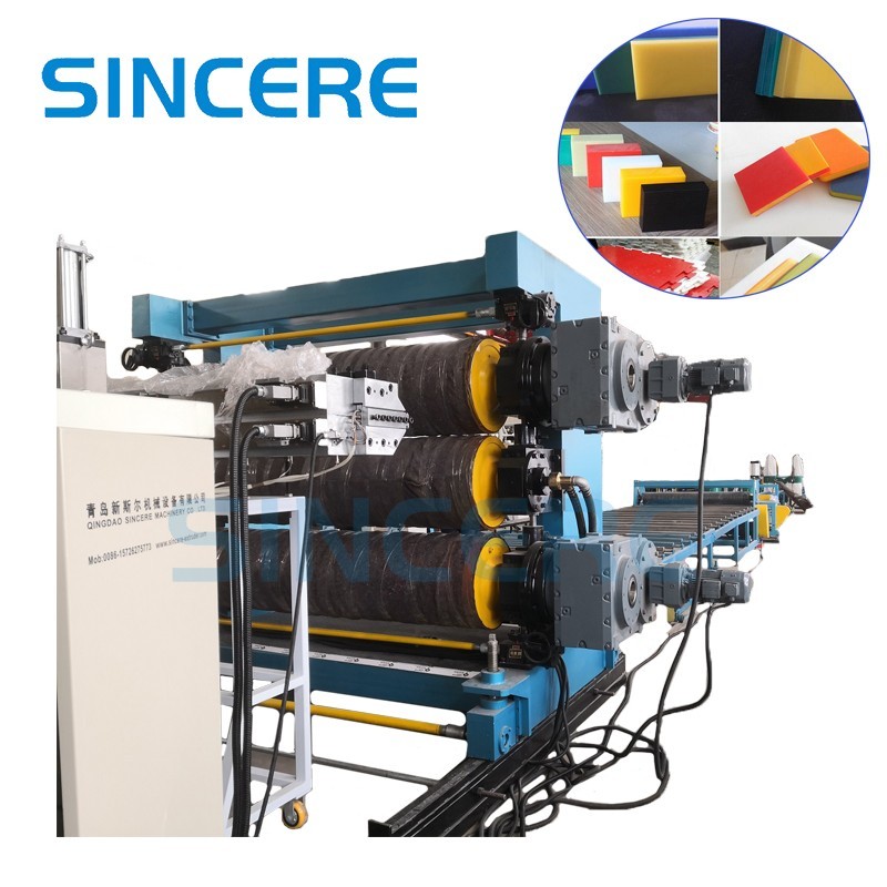 Hollow PP PE Plastic Sheet Extrusion Machine Line Thick Plate Board Equipment