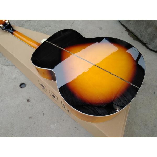Sunset J200 classic acoustic guitar,Top quality J200vs electric acoustic guitar,Solid Sprue top,Factory Maple J200 guita