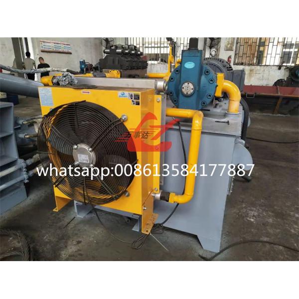 WANSHIDA Hydraulic Scrap Metal Tyre Wire Steel Baling Press Compactor Baler Machine For Sale