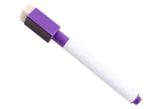 Mini whiteboard marker with brush, dry eraser marker, good quality marker with brush and magnet dry erasable marker pen