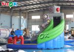 Inflatable Bouncy Slides Custom Backyard Robot Themed Inflatable Water Slide