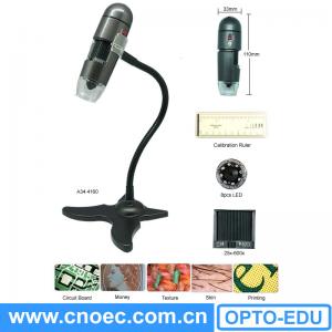 China A34.4160 Mini Handheld USB Digital Optical Microscope 25x - 600x Rohs Certification wholesale
