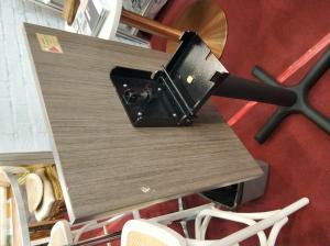 China Space Saving Folding Metal Table Legs Cast Iron Coffee Table Base ISO9001 wholesale