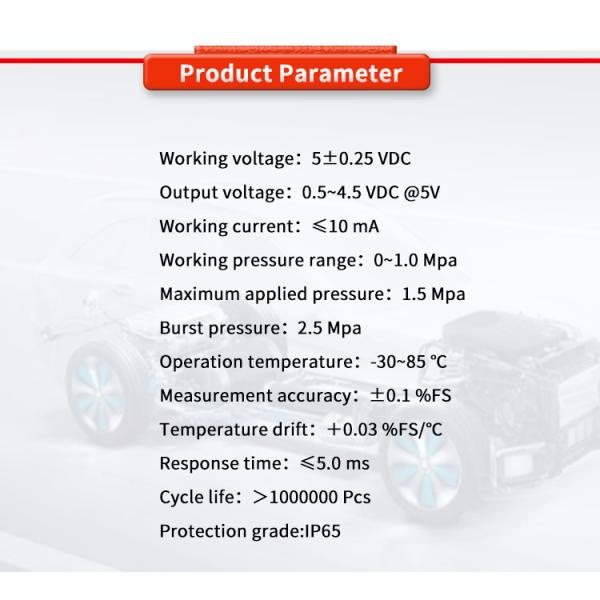 24V 5VDC Pressure Sensor for Precise Liquid Level Measurement in Tanks and Containers