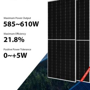 585W 590W JA Solar Panel 595W 600W Bifacial Solar Panel System For Home