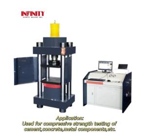 China 1500KN Micro Computer Control Electro Hydraulic Servo Compression Testing Machine wholesale