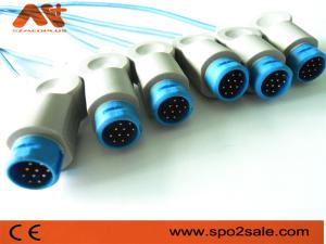 8 Pin Patient Monitor Accessories Philips Spo2 Cable 12 Pin