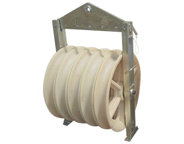 Quality Bundle Nylon Five Universal Stringing Block 822mm Diameter For Transmission Line for sale