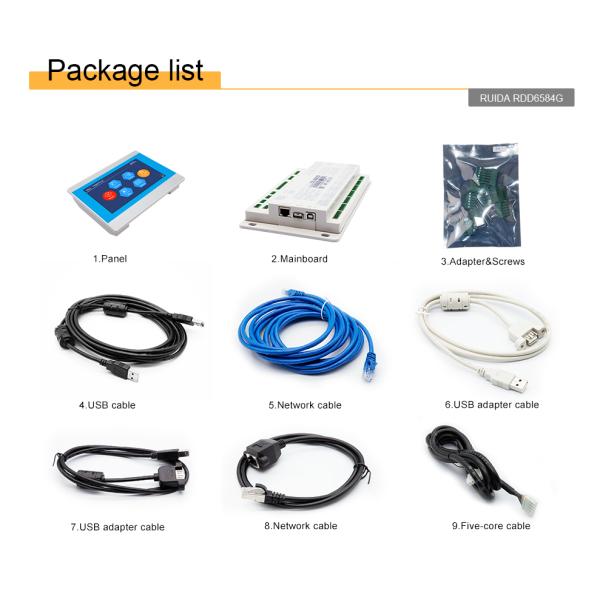 Ruida RDD6584 Digital Knife Cutting Controller for Oscillating Knife, Rotary Knife & Cutting Machines