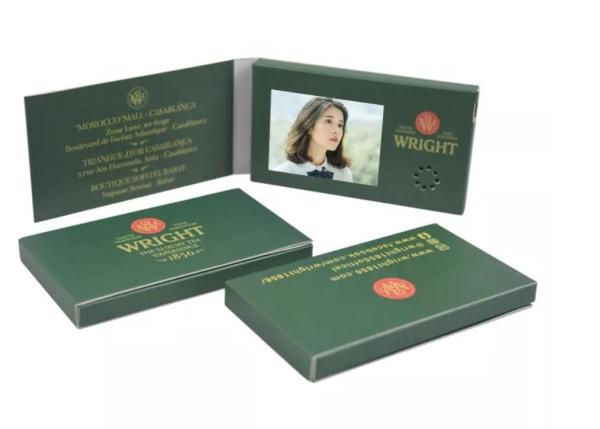 Quality 2.4 inch digital video business card, LCD video name card, video post card with auto play function for sale