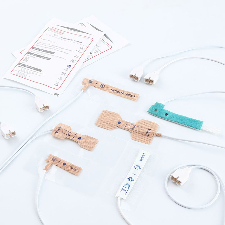 ISO13485 Durable Pediatric Spo2 Sensor , 9 Pin Disposable Pulse Oximeter Probe